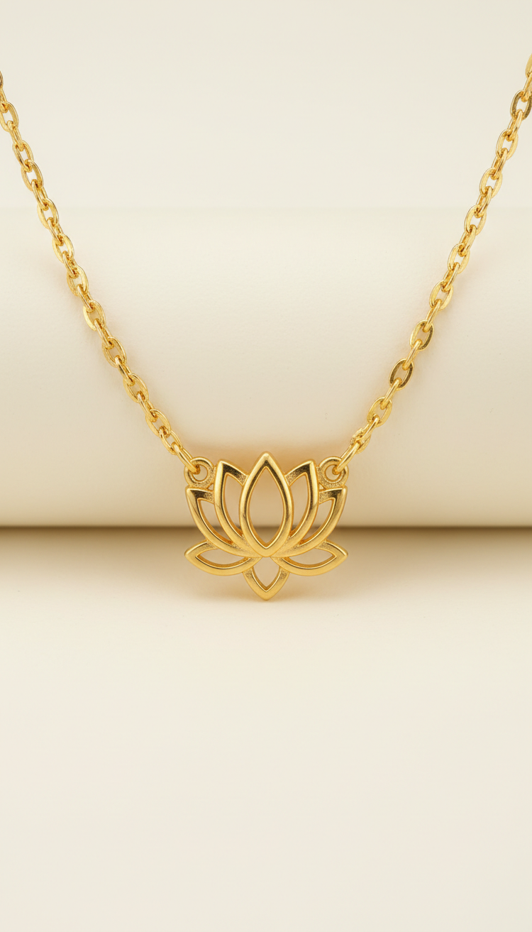 Gold-tone chain necklace
